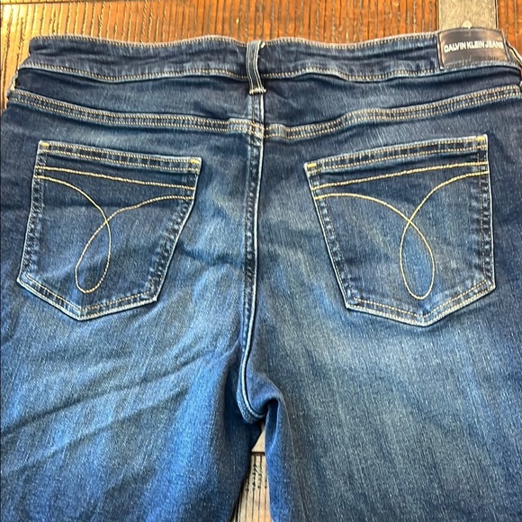 Calvin Klein Blue Denim Shorts - Picture 3 of 8